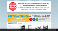 Desktop Screenshot of bifax.pl